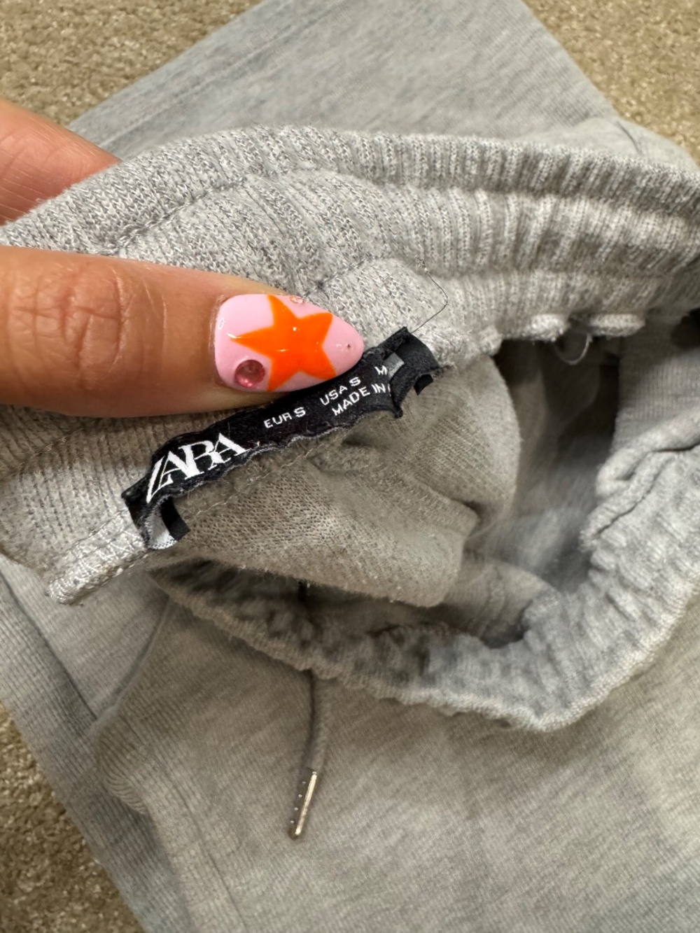 Zara Wide Leg Sweatpants, size small - Picture 4 of 4